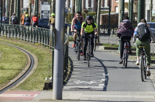 12% increase in Brussels bike path use