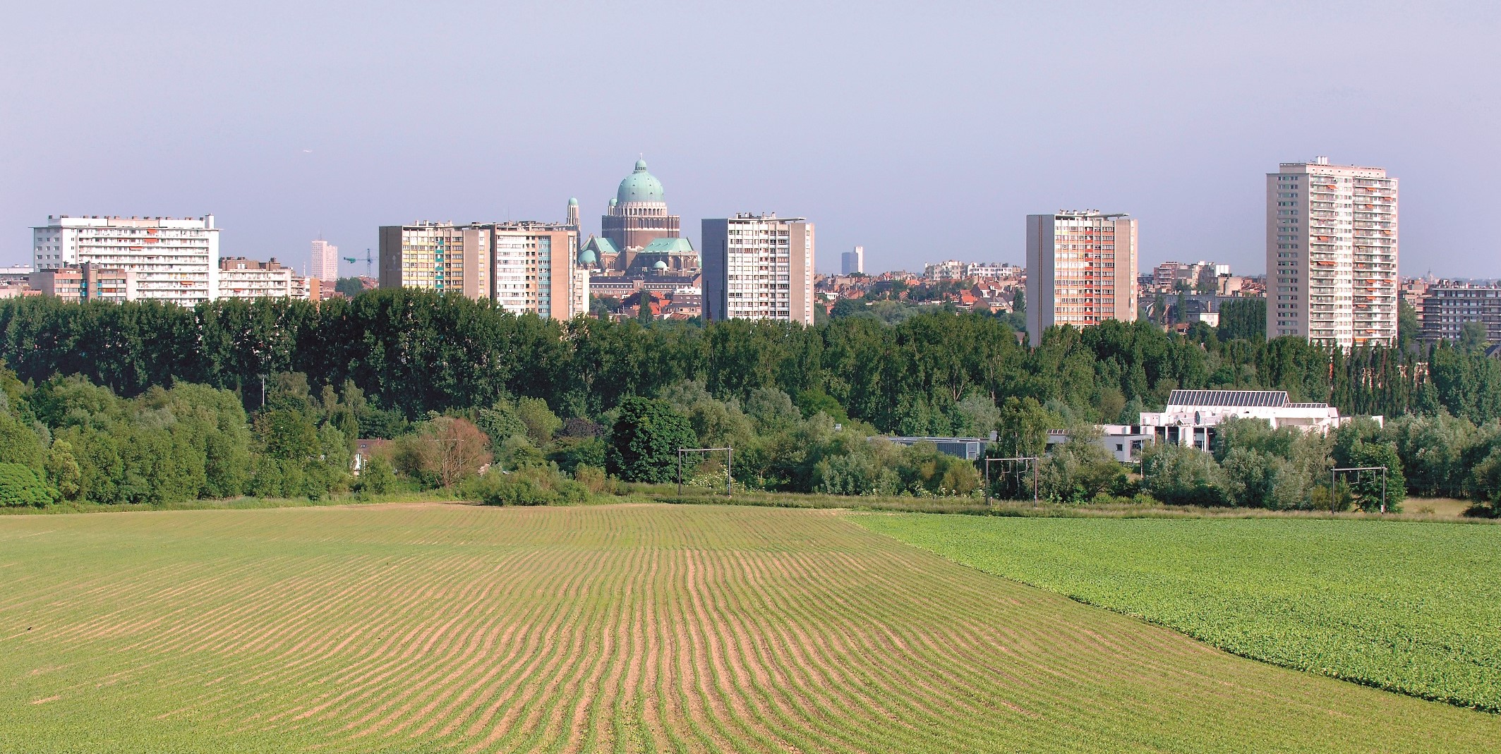 View of Koekelberg from periphery