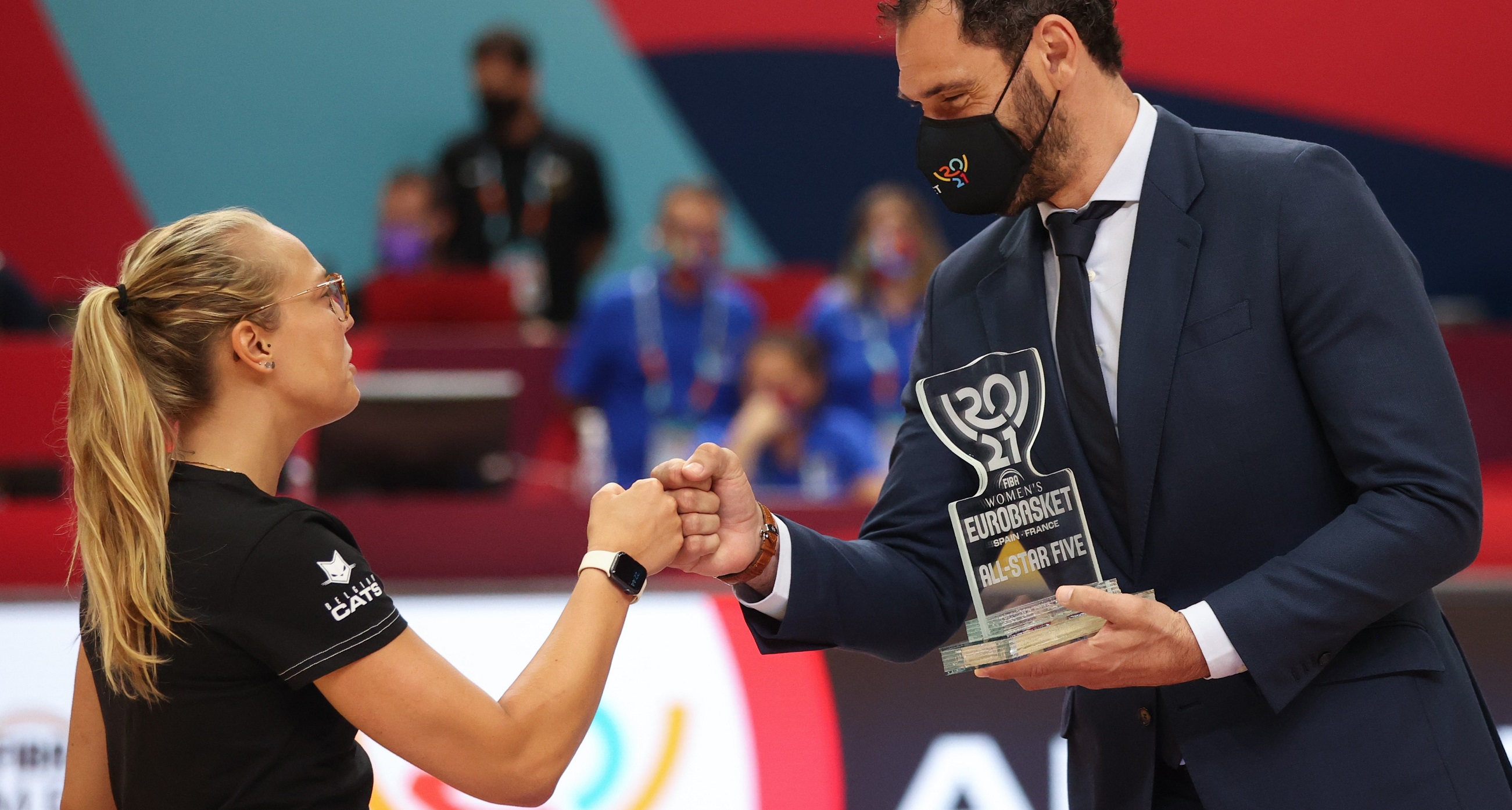 Belgian Cats’ guard Julie Allemand was named an All-Star Five following EuroBasket 2021, together with teammate Emma Meesseman 