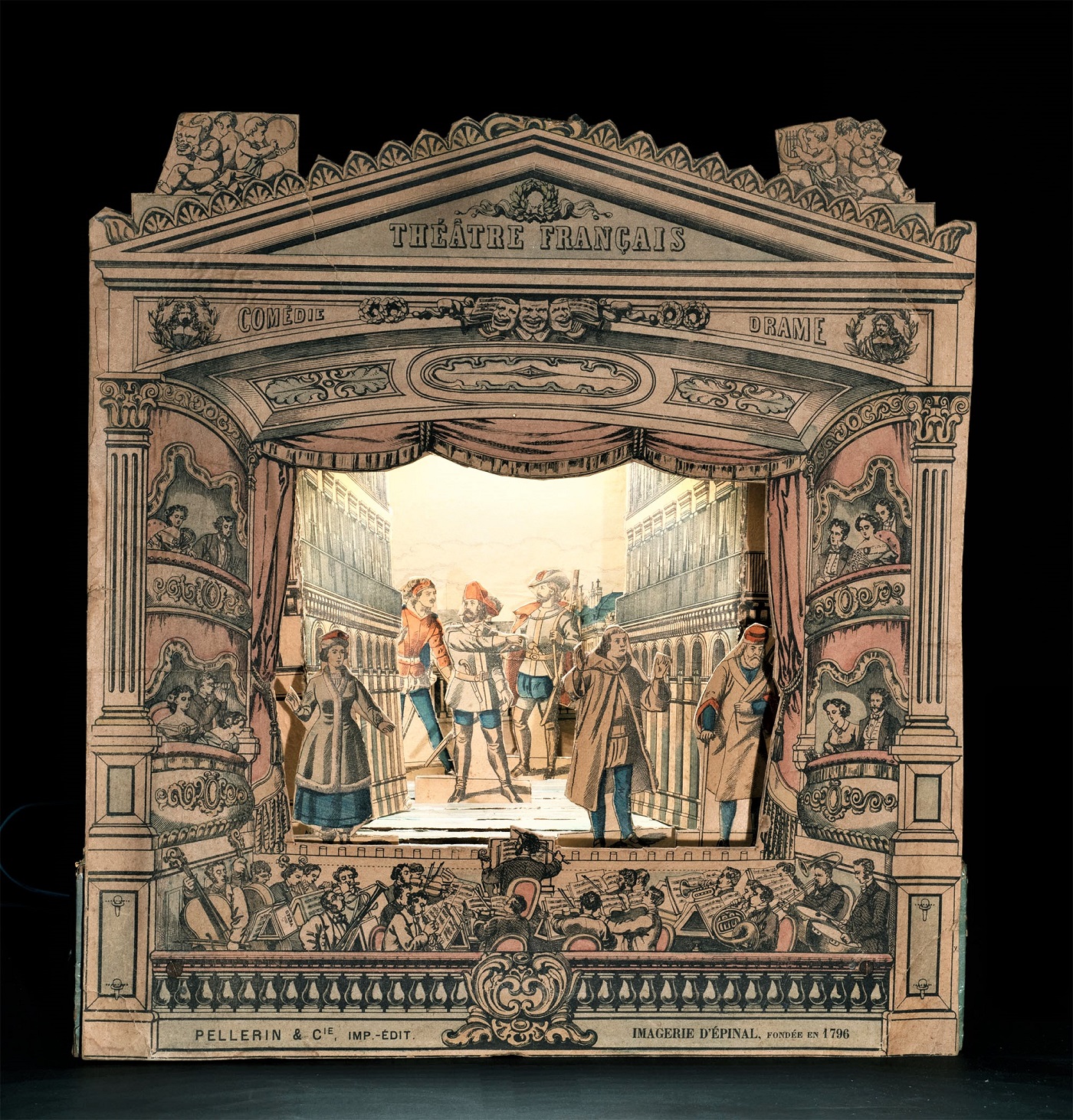 A paper theatre from the Magical Theatres exhibition