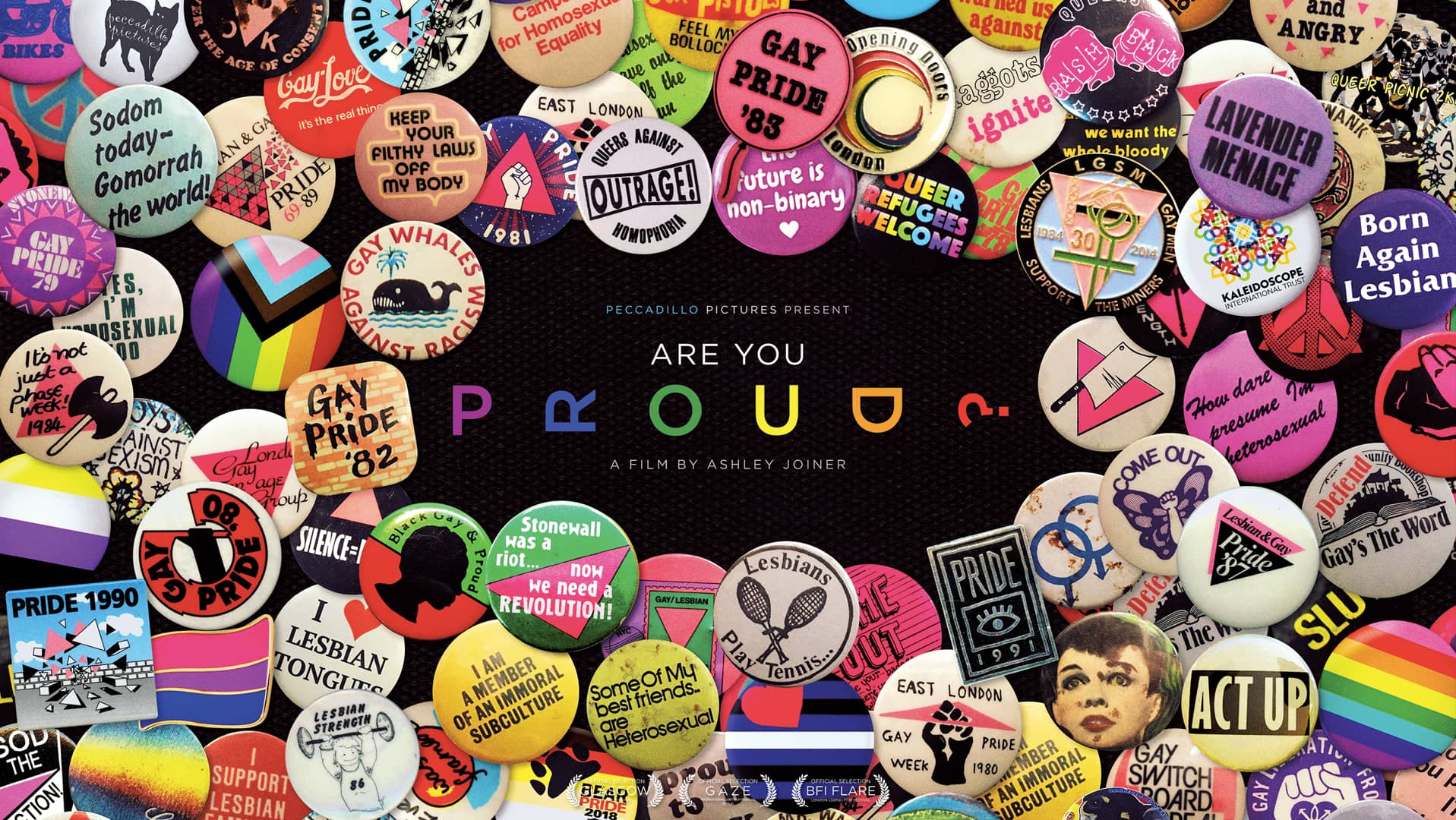Poster for Are You Proud? documentary film