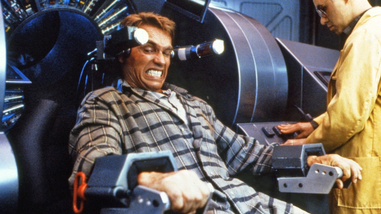 A film still from Total Recall