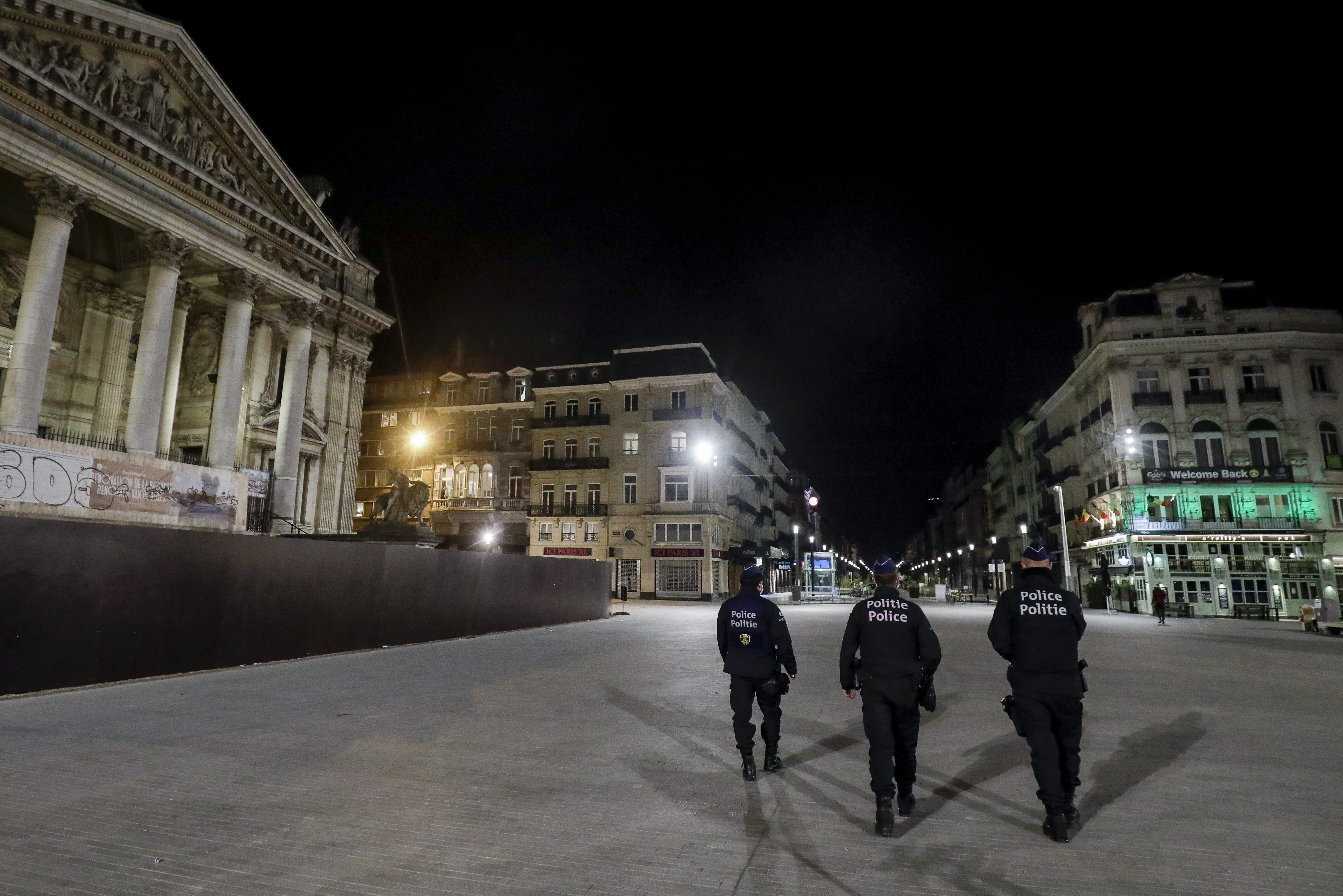 Lockdown in Brussels (c) Thierry Roge/Belga