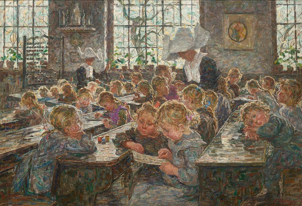 17_Jenny Montigny, 'In de klas', Het Kunstuur