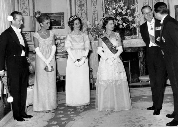 Queen Elizabeth and Prince Philip on royal visit to Belgium