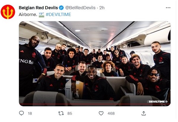 Belgian Red Devils Twitter