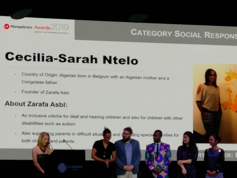 Cécilia-Sarah Ntelo-Zarafa-MoneyGram Awards