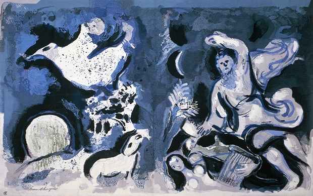 Chagall - David et Bethsabée