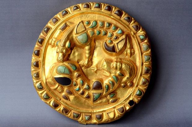 Gold disc, Gonio, 2nd - 3rd centuries AD, Gonio © Batumi Archeological Museum