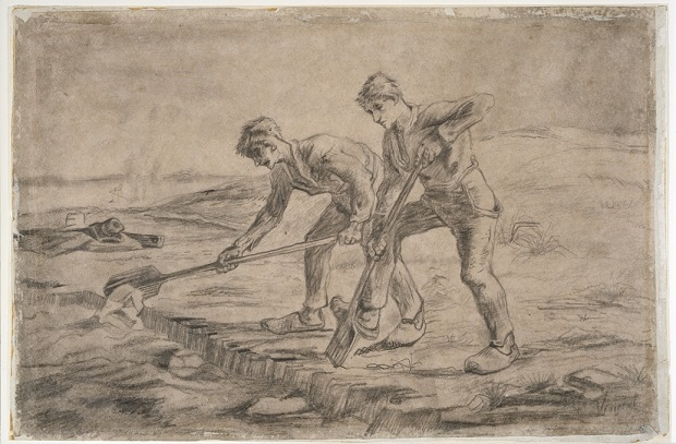 Les Bêcheurs - V. van Gogh ©Ville de Mons