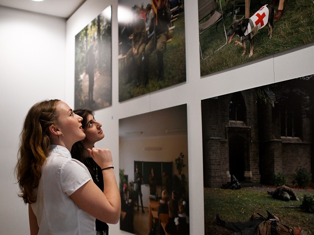 Photo in exhibition space for media articles 6