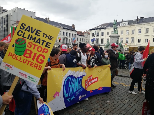 Rise for Climate Belgium march 31 Oct 2021 (c) Sarah Crew