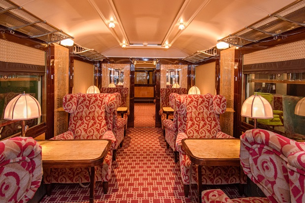 Orient-Express carriage interior Train World (c) Lola Hakimian