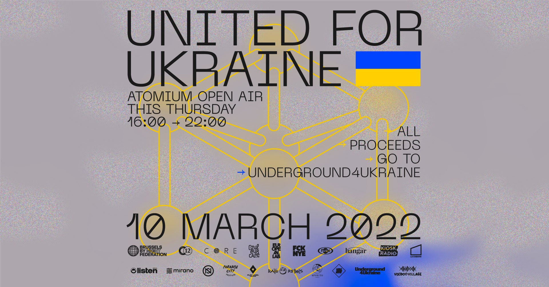 United for Ukraine event on 10 March