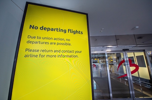 National strike on Tuesday: no planes, more trains