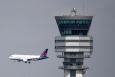 Illustration picture shows the Skeyes control tower at Brussels International Airport, Zaventem. (BELGA PHOTO YORICK JANSENS)