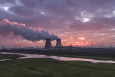 Aerial illustration picture from a drone shows the Doel nuclear power plant, Tuesday 24 November 2020, in Doel, Beveren. BELGA PHOTO DIRK WAEM