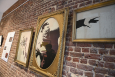 Illustration picture shows a press viewing of the 'Banksy. The Brussels Show' expo at the 'Galerie Deodato' gallery in Brussels, with works by street artist Banksy, Wednesday 24 March 2021. (BELGA PHOTO LAURIE DIEFFEMBACQ)