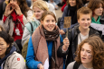 Illustration picture shows a 'school strike' protest action of Belgium Youth for Climate on Friday 22 October 2021. (BELGA PHOTO JAMES ARTHUR GEKIERE)