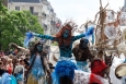 RUSSELS, BELGIUM: Illustration picture shows the 9th edition of the 'Zinneke Parade' in Brussels, Saturday 21 May 2016. In the two-yearly 'Zinneke Parade', districts and associations from Brussels march through the city centre. (BELGA PHOTO NICOLAS MAETERLINCK)