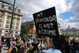 Anti-racism protestors gather in Brussels (BELGA)