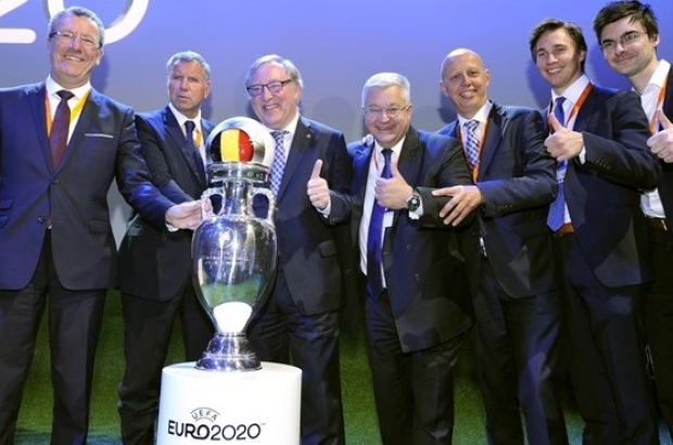 Belgium's Euro 2020 bid team