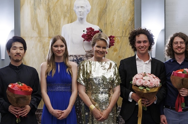 Queen Elisabeth Competition - Queen Mathilde and the winners - Belga