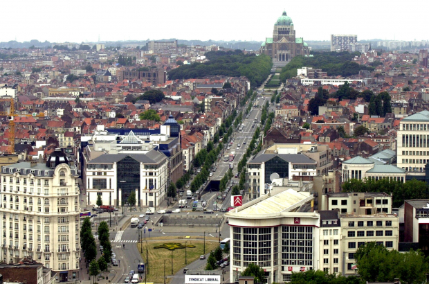 BRUSSELS: illustration picture shows Boulevard Leopold II / Leopold II laan which runs to Koekelberg Basilica in Brussels. (BELGA PHOTO HERWIG VERGULT)