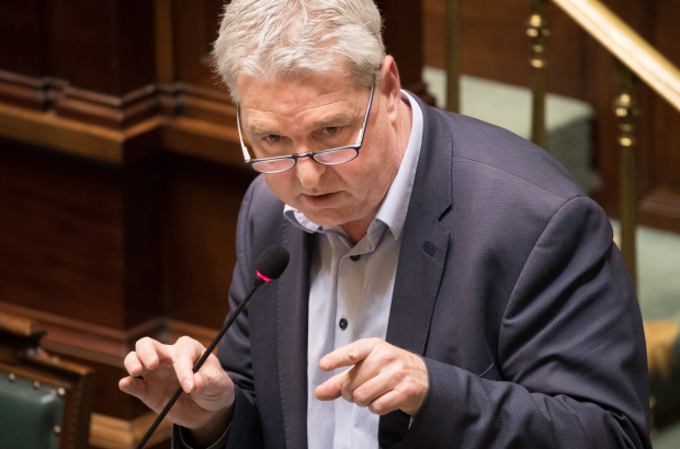Jan Spooren, the governor of the province of Flemish Brabant, pictured during a plenary session of the Chamber at the Federal Parliament in Brussels. (BELGA PHOTO BENOIT DOPPAGNE)