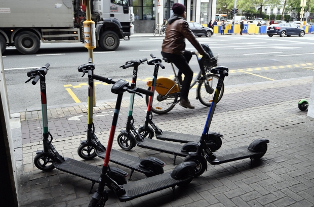 Scooters in Brussels