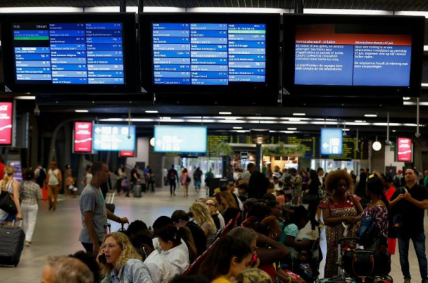 Midi station during train strike July 2019/Belga