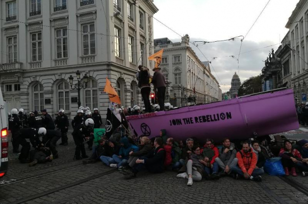 Extinction Rebellion protest Brussels-Belga
