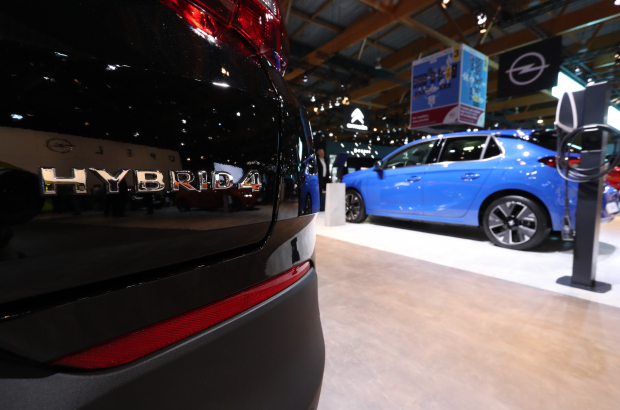 Illustration shows an Hybrid 4 car on the Opel stand at the press opening of the 98th edition of the Brussels Motor Show, at Brussels Expo, on Thursday 09 January 2020, in Brussels. Brussels Motors show is open to public from 10 to 19 January 2020. (BELGA PHOTO BENOIT DOPPAGNE)