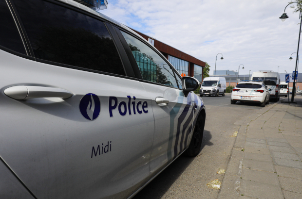 Illustration picture shows a police car of the Brussels-Midi police zone in front of a police station, Sunday 24 May 2020. (BELGA PHOTO THIERRY ROGE)