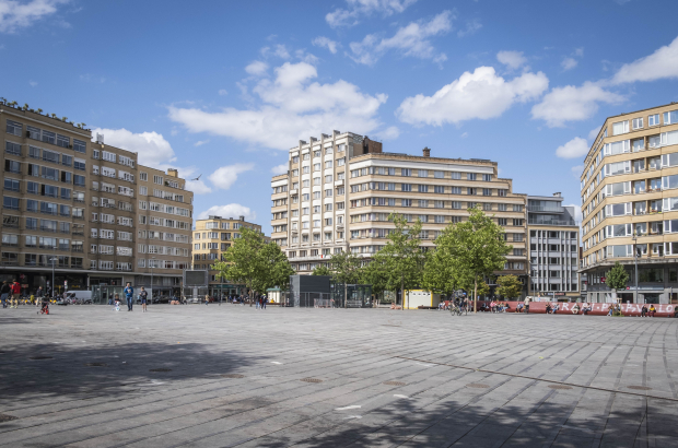 Illustration picture shows the Place Eugene Flagey - Eugene Flageyplein square Ixelles / Elsene, Brussels, Monday 15 June 2020. (BELGA PHOTO PAUL-HENRI VERLOOY)