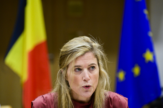Interior Minister Annelies Verlinden pictured during a coordination meeting of all instances regarding the brexit, in the Egmont Palace in Brussels, Wednesday 09 December 2020. BELGA PHOTO LAURIE DIEFFEMBACQ