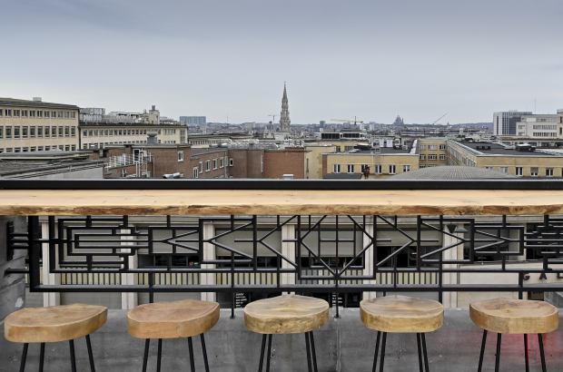 Illustration picture shows the official presentation of the new panoramic terrace on the roof of Bozar, Tuesday 14 September 2021. (BELGA PHOTO DIRK WAEM)