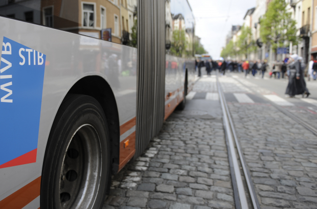 BRUSSELS, BELGIUM: Illustration picture shows a bus of the MIVB-STIB (BELGA PHOTO) BRUSSELS, BELGIUM: Illustration picture shows a bus of the MIVB-STIB (BELGA PHOTO)