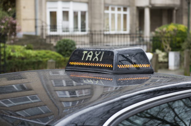 BRUSSELS, BELGIUM: Illustration picture shows a taxi cab in Brussels. (BELGA PHOTO EMILIE RENSON)