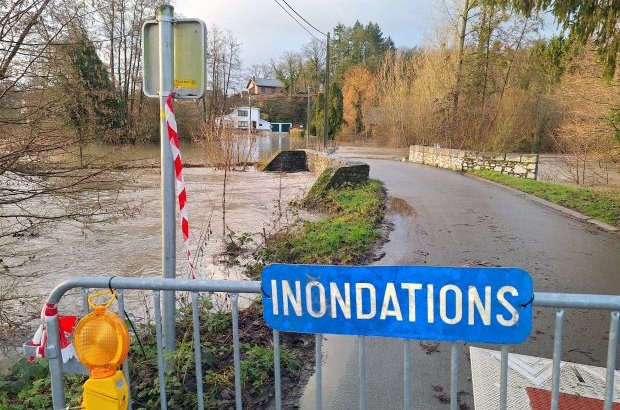 Flooding in Hainaut province Belgium - Belga