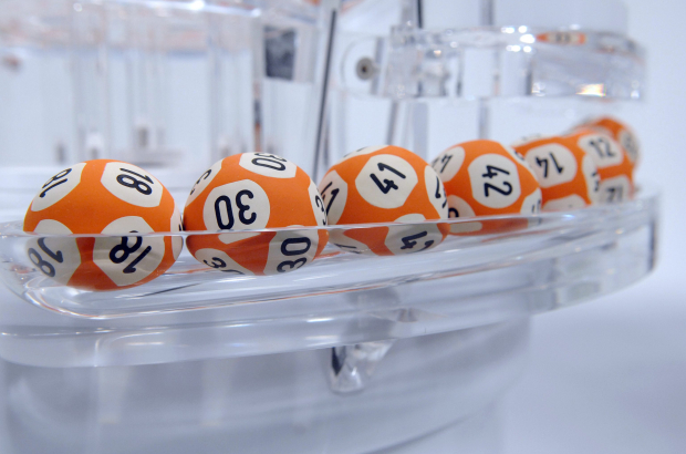 Numbered balls from the Belgian National Lottery (BELGA PHOTO)
