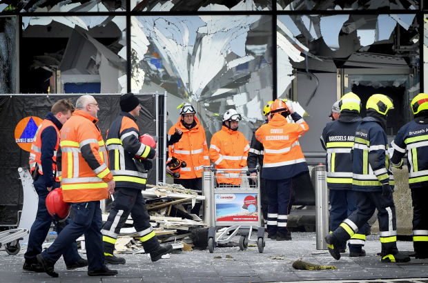 Zaventem Airport, Brussels, after the March 2016 terror attacks (BELGA PHOTO)
