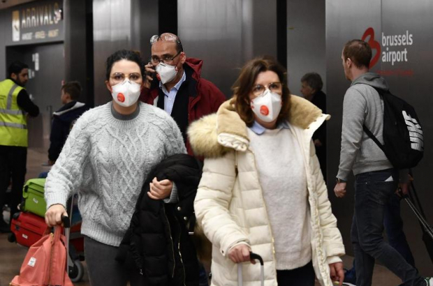 Coronavirus Belgium Brussels Airport-Belga