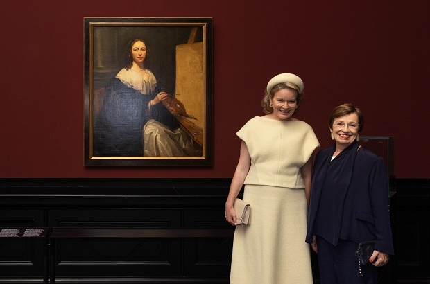 Queen Mathilde of Belgium in Vienna