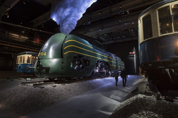 Europalia Train & Tracks exhibition at Train World
