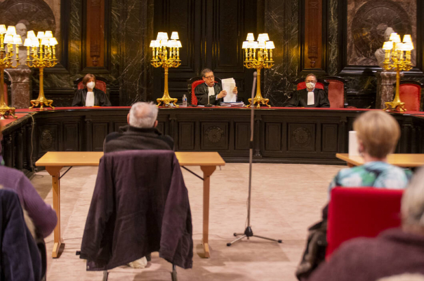 A session of the appeal court on Friday 29 January 2021, in Brussels (BELGA PHOTO NICOLAS MAETERLINCK)