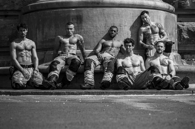 A group shot from the 2021 Fire Fighters calendar (Johann Donfut) A group shot from the 2021 Fire Fighters calendar (Johann Donfut)