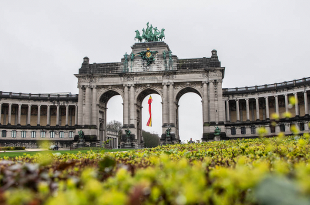 Illustration picture shows the Arch in the Jubelpark - Parc du Cinquantenaire, Brussels. (BELGA PHOTO LOAN SILVESTRE)