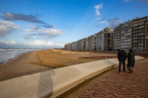 Illustration shows sandcliffs at Belgian coast in Wenduine (BELGA PHOTO KURT DESPLENTER) Illustration shows sandcliffs at Belgian coast in Wenduine (BELGA PHOTO KURT DESPLENTER)