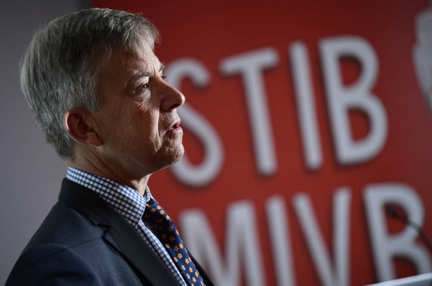MIVB-STIB CEO Brieuc de Meeus pictured during a press conference of Brussels public transport company STIB - MIVB to present the 2018 year report, Wednesday 05 June 2019 in Brussels. (BELGA PHOTO LAURIE DIEFFEMBACQ) MIVB-STIB CEO Brieuc de Meeus pictured during a press conference of Brussels public transport company STIB - MIVB to present the 2018 year report, Wednesday 05 June 2019 in Brussels. (BELGA PHOTO LAURIE DIEFFEMBACQ)